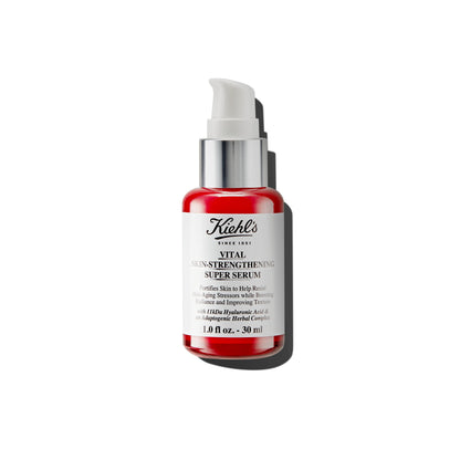 Kiehl's Vital Skin-Strengthening Hyaluronic Acid Super Serum, Boosts Radiance & Smooths Fine Lines, Improves & Renews Skin Texture, with Adaptogenic Herbal Complex, for All Skin Types