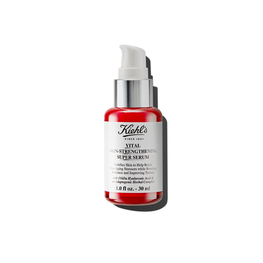 Kiehl's Vital Skin-Strengthening Hyaluronic Acid Super Serum, Boosts Radiance & Smooths Fine Lines, Improves & Renews Skin Texture, with Adaptogenic Herbal Complex, for All Skin Types
