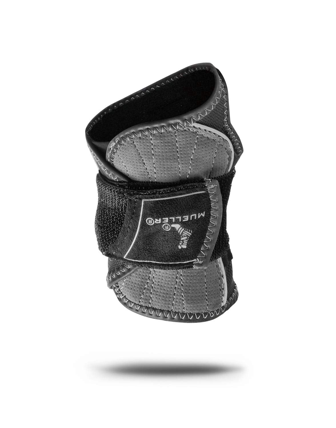 MUELLER Sports Medicine Hg80 Premium Wrist Brace, Wrist Pain Relief Support for Men and Women, Ideal for Carpal Tunnel, Tendinitis, Arthritis, Black/Gray