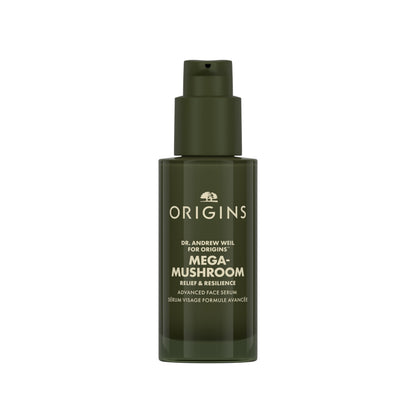 Origins Mega-Mushroom Advanced Face Serum | Reduces Visible Redness & Strengthens Skin's Barrier | With Reishi Mushroom, 1.7 Fl Oz