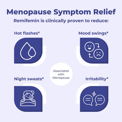 Remifemin Good Night - Menopause Symptoms Relief & Restful Sleep Support - Clinically Proven Ingredients - Menopause Supplements - Black Cohosh - Estrogen-Free - Made in Germany - 60 Tablets