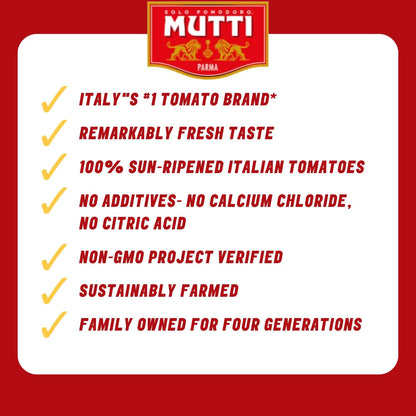 Mutti, Passata Basil, 25 Ounce