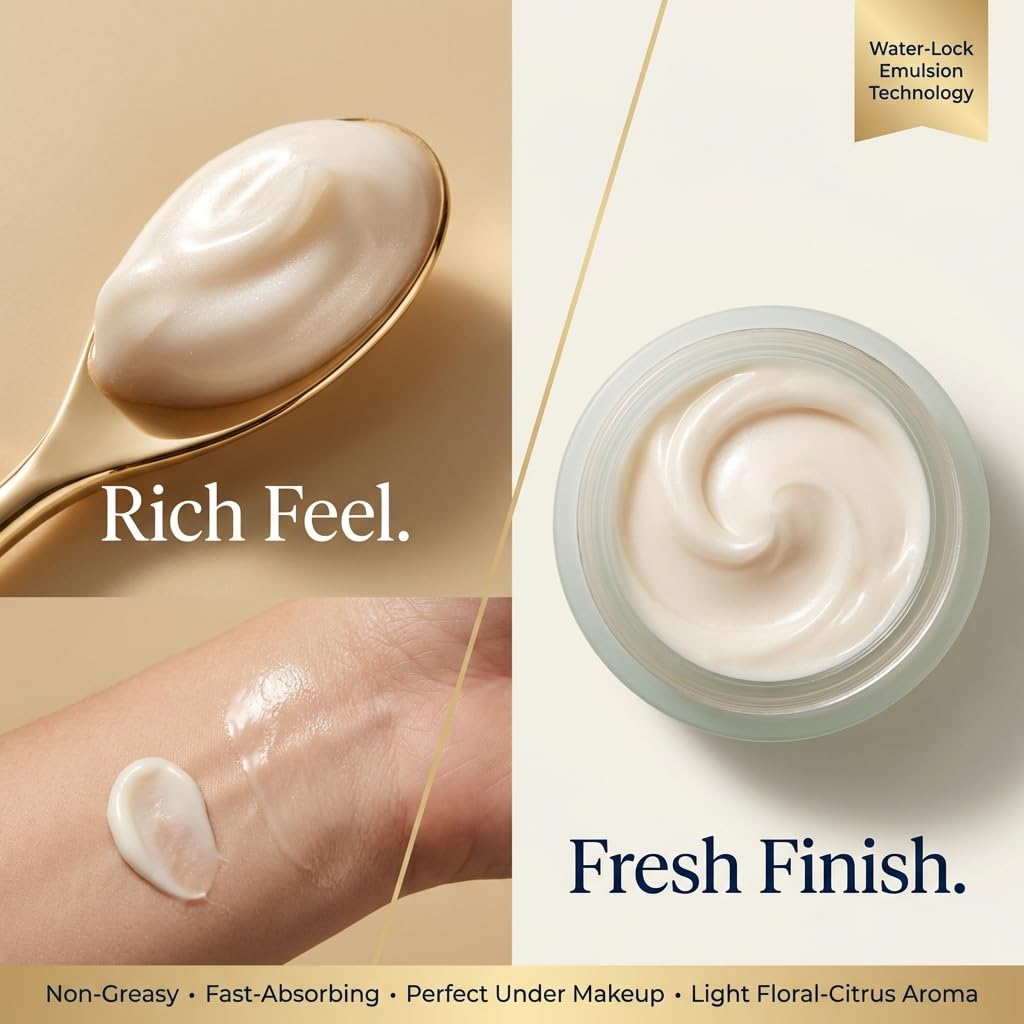 SEACRET Minerals Bio Skin Glow Advanced Radiance Cream, Deeply Hydrating Facial Moisturizer, 1.7 Fl Oz / 50 ml