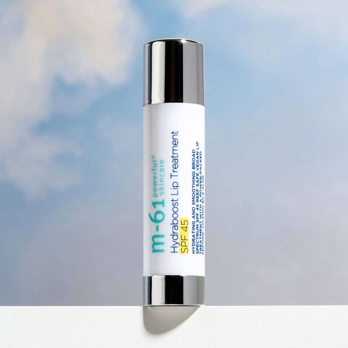 m-61 Hydraboost Lip Treatment | Hydrating, Smoothing, Vegan Lip Balm with Vitamin B5 and Aloe. Bee Free. Light Mint Scent. Clear, Untinted.