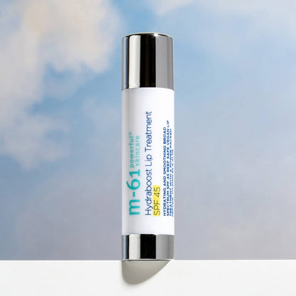 m-61 Hydraboost Lip Treatment | Hydrating, Smoothing, Vegan Lip Balm with Vitamin B5 and Aloe. Bee Free. Light Mint Scent. Clear, Untinted.
