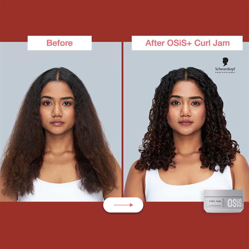 OSiS+ Curl Jam - Moisturizing Defining Curl Gel for All Curly Hair Types