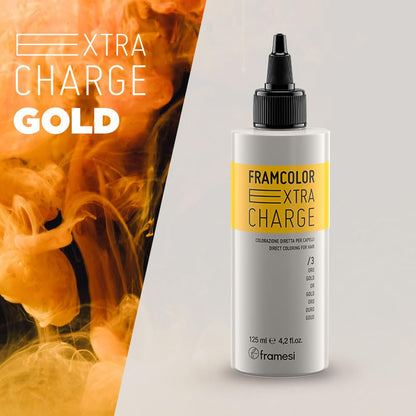 Framesi Framcolor Extra Charge Gold, 4.2 fl oz, Color Refreshing Hair Treatment