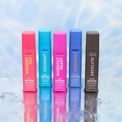 Minetan Absolute Tan Self Tan Foam | Tanning Treatments Collection | Ultra Dark Brown Intense Skin Finish | 1 Hour Express Mousse, Face & Body Fake Tanner, Melanin Activating, Face & Body | 6.7 Fl Oz