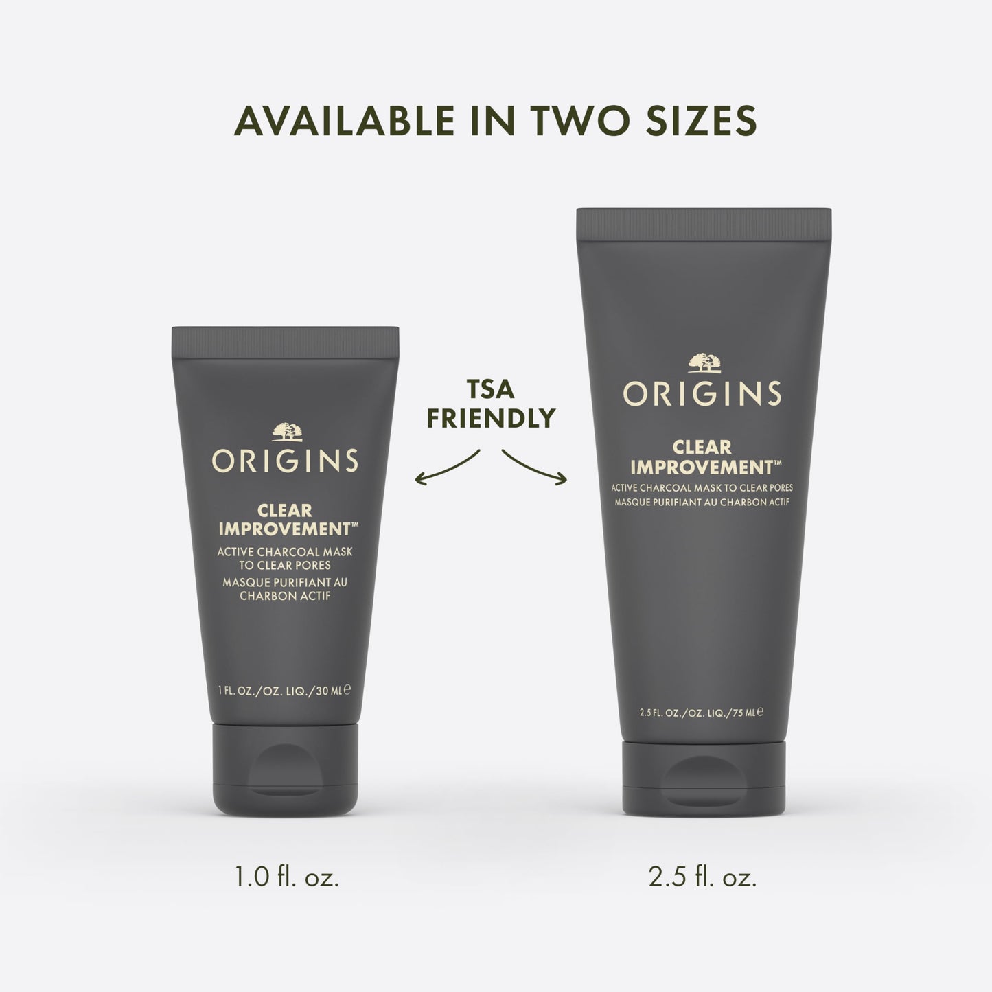 Origins Clear Improvement Active Charcoal Mask to Clear Pores | Purifies & Reduces Excess Oil | With Bamboo Charcoal