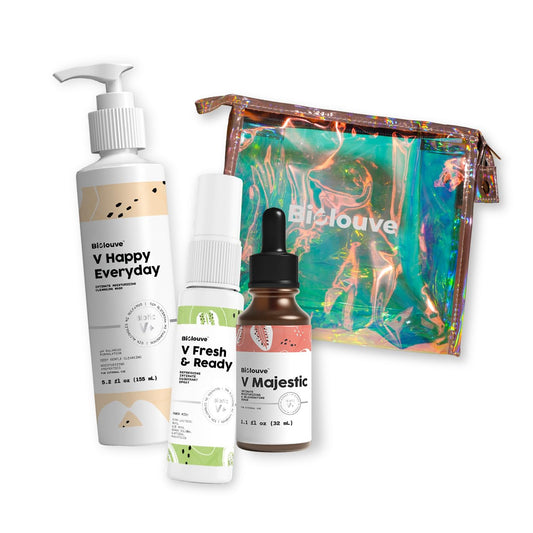 V Ritual Set - Daily 3-step At-Home Ritual with Free Toiletry Bag