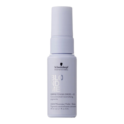 BLONDME Blonde Wonders Leave-In Toning Drops for Blonde Hair, Ice, 1.0 Fl Oz | Eliminate Brassy Yellow Tones | Color Depositing Treatment | For Cool Blonde or Gray Hair