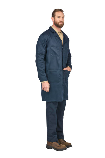 Bulwark FR Unisex Adult Flame Resistant Concealed Snap-front Lab Coat