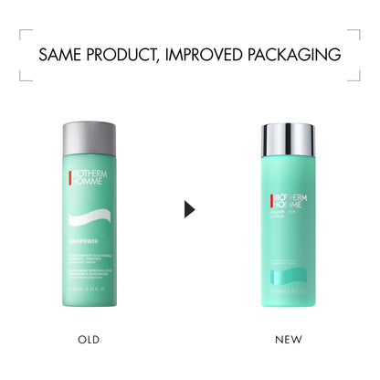 Biotherm Aquapower Toning & Moisturizing Face Lotion for Men, with Biotech Plankton & Oligo Sugars, Prevents Razor Burn and Skin Redness for Soothed & Hydrated Skin