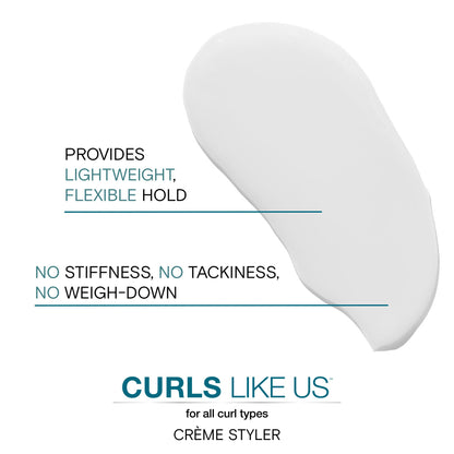 Joico Curls Like Us Hydrate & Define Curl Crème Styler | For Curly Hair | Reduce Frizz & Breakage | Define Textures | Thermal Protection | With Moringa Seed & Algae Oil