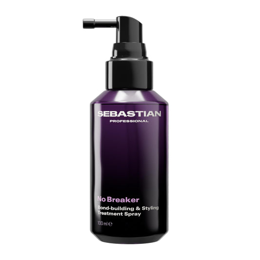 Sebastian Professional No Breaker Styling Treatment Spray | Leave-In Treatment | Repair Damage & Breakage for Stronger Hair | 3.38 fl oz | Packaging May Vary