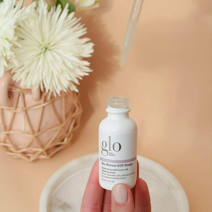 Glo Skin Beauty Bio-Renew EGF Drops | Restore, Strengthen, and Firm Skin with this Reparative Serum
