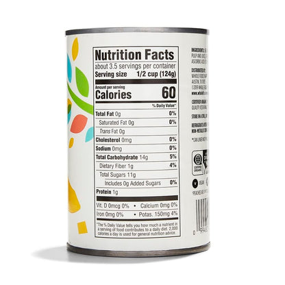 365 by Whole Foods Market, Organic Yellow Cling Peach Slices, 15 Ounce
