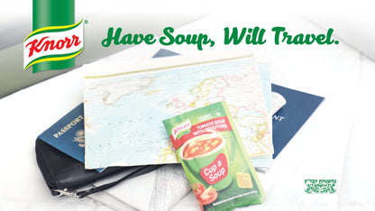 Knorr Tomato Soup Mix with Croutons 1.52oz (3x2 Packs for 6 Pouches Total)| Delicious, Warm, and Ready in Minutes!