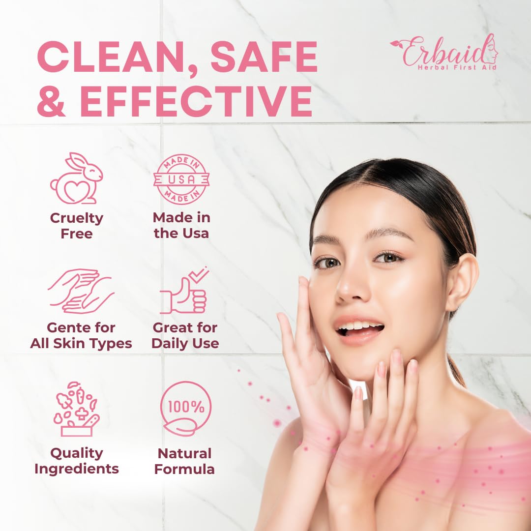 Yoni Soap – pH Balance Feminine Wash for Odor Control & Hydration – Gentle Yet Effective Vaginal Wash for Daily Intimate Hygiene – Natural Cleansing & Moisturizing Vagina Soap for Women, Made in USA