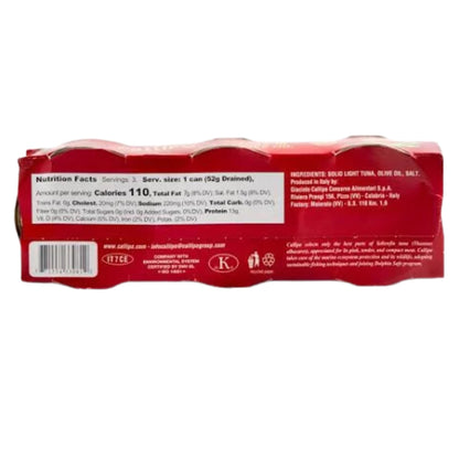 Italian Canned Tuna in Olive Oil Callipo 2.8 Oz (Pack of 9)