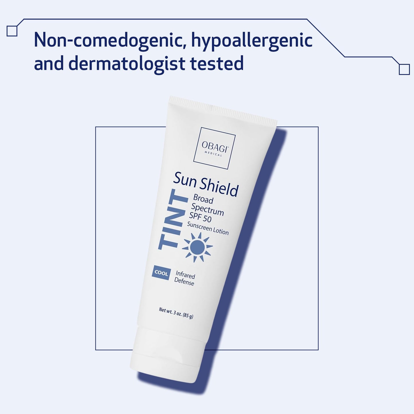 Obagi Sun Shield Tinted Sunscreen – Broad Spectrum SPF 50 Protection from the Sun