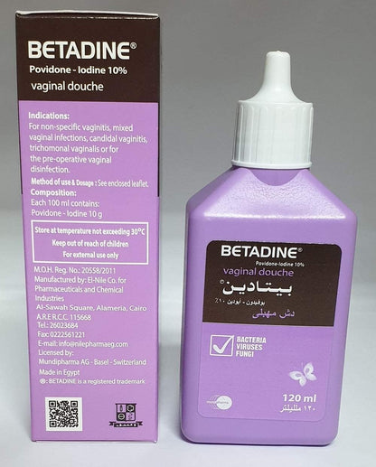 BETADIN Vaginal Douchè for Women Care Vajinal Douchè (1 Pack / 120 ml)