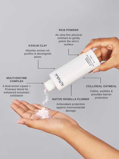 Alpha-H Illuminating Enzyme Face Polish with Native Rosella Flower