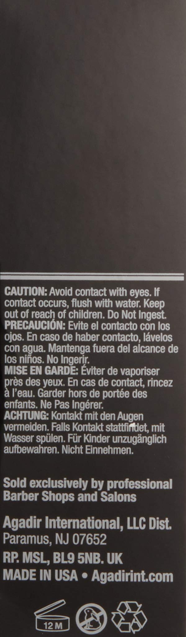 AGADIR Oud Wood Beard Oil, 1.5 Fl Oz