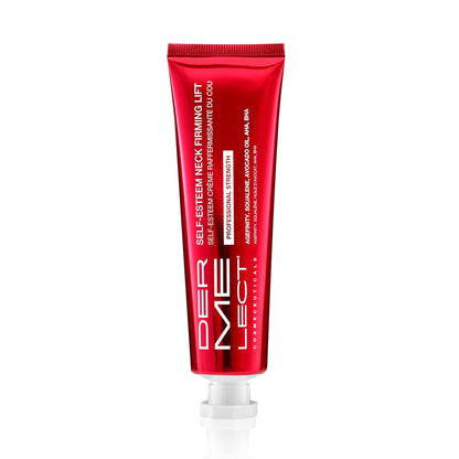 Dermelect Self-Esteem Neck Firming Lift Professional - Anti Aging Cream with Agefinity, Squalene, Green Tea Toning Hydrating Firming Treatment for Crepey Sagging Skin, Tech Neck 2 oz