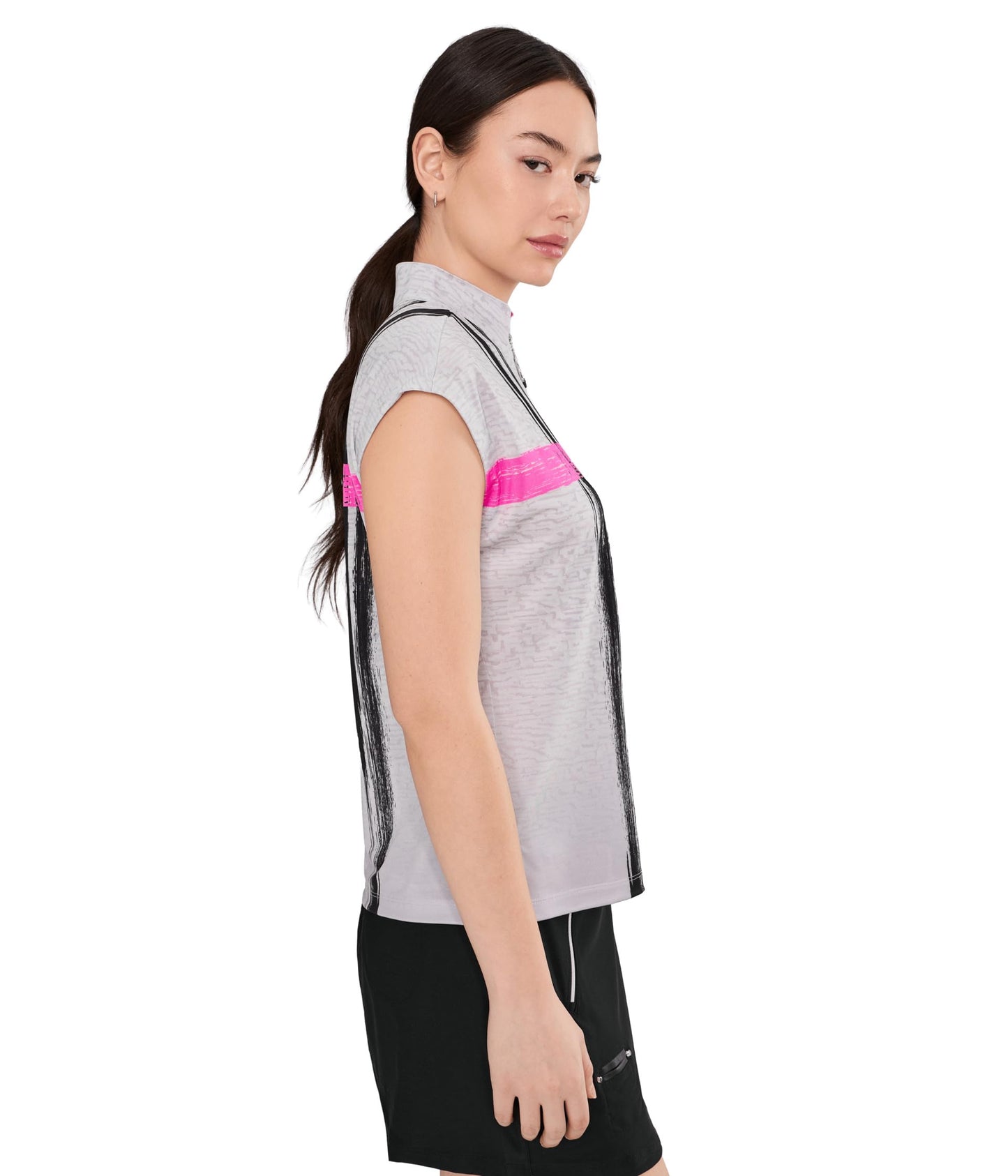 Jamie Sadock Womens Elegant Short Sleeve Pink