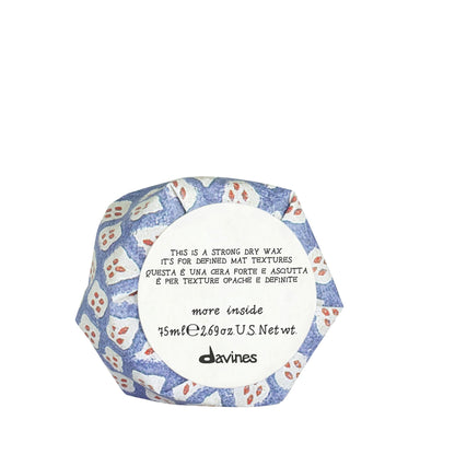 Davines This Is A Strong Dry Wax, Strong Hold Matte Texture - Dry Wax for Definition & Separation - Creates Rough & Messy Looks, 2.54 Fl Oz