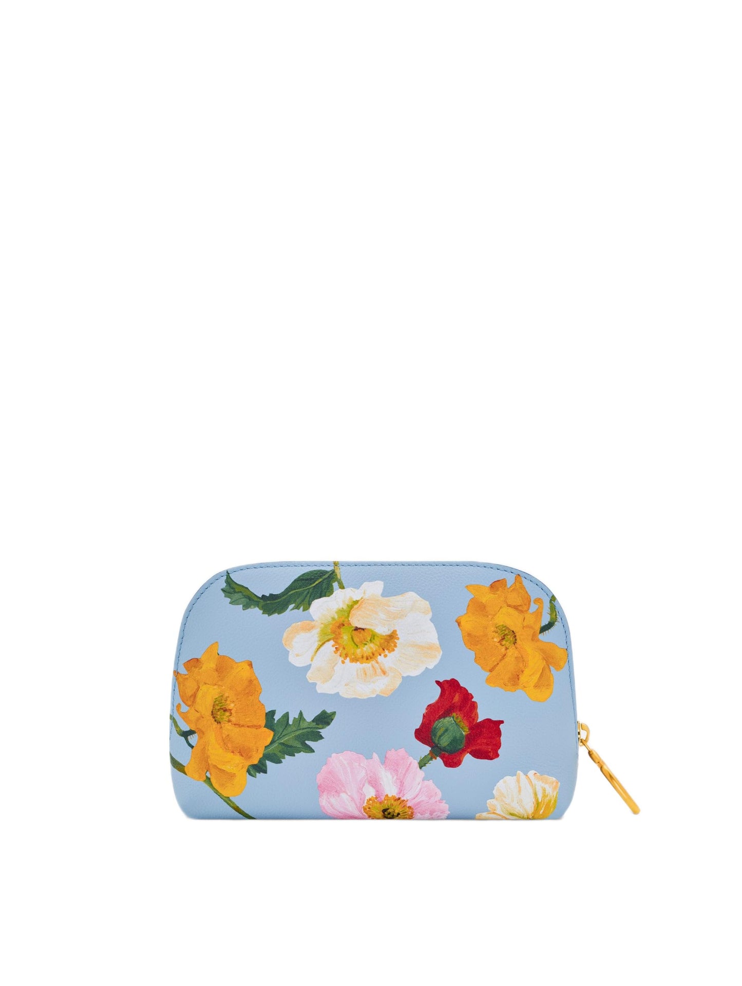 Oscar Renta Poppy Printed Small Cosmetic