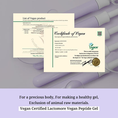 Vegan Peptide Gel | Intimate Recovery Gel | Hydration & Comfort | With Peptide, Niacinamide & Lactobacillus (0.06 Fl Oz (Pack of 10))