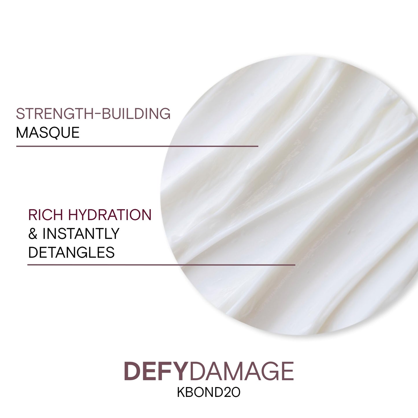 Joico Defy Damage KBOND20 Power Masque | For Stronger, Hydrated Hair | Color-Safe | Rebuild & Protect Bonds | Paraben-Free | Animal-Test Free Formula