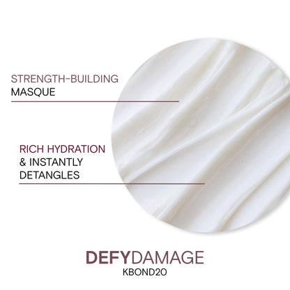 Joico Defy Damage KBOND20 Power Masque | For Stronger, Hydrated Hair | Color-Safe | Rebuild & Protect Bonds | Paraben-Free | Animal-Test Free Formula