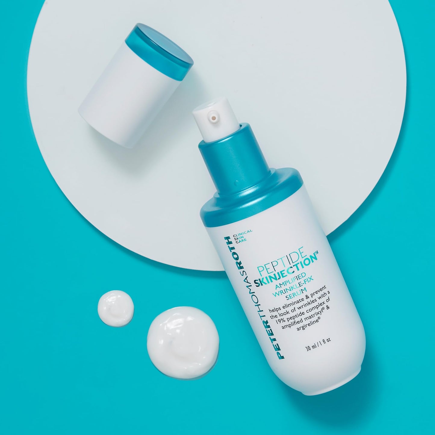 Peter Thomas Roth | Peptide Skinjection™ Amplified Wrinkle-Fix Serum, Clinically Proven Refillable Serum for Anti-Aging and Loss of Firmness, Matrixyl and Argireline, For All Skin Types