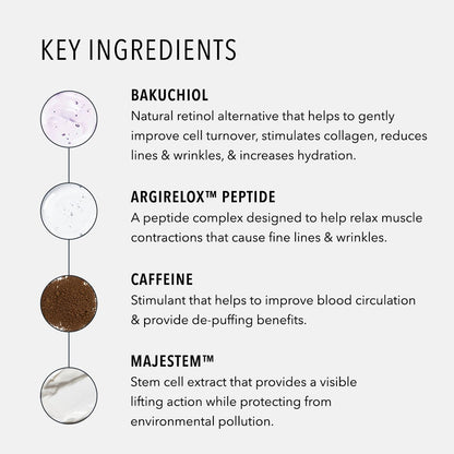 HydroPeptide Vital Eyes, Instant Awakening Serum, Cooling Rollerball Under Eye Moisturizer 0.5 Ounce