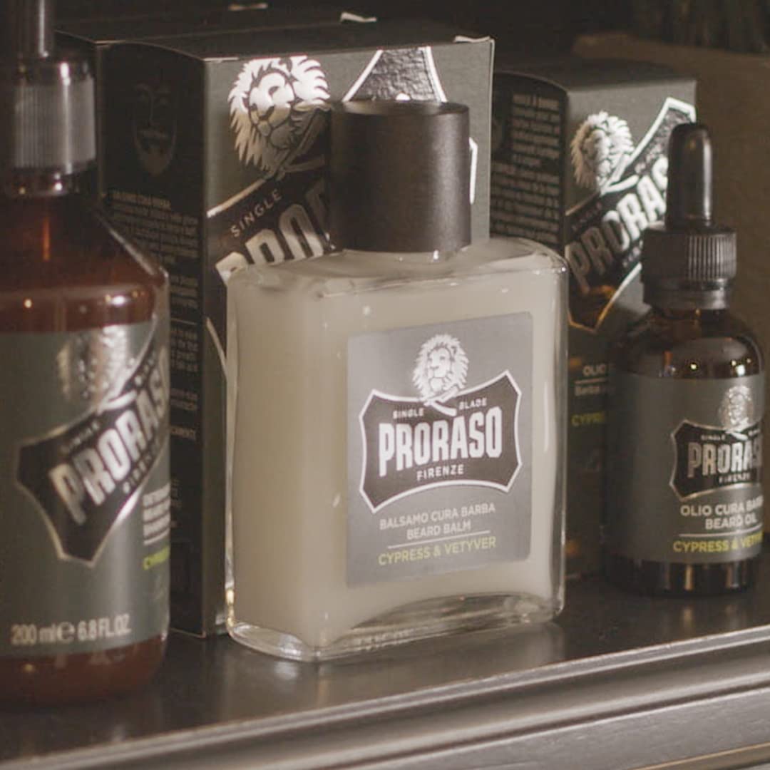 Proraso Beard Care Kit Gift Set for Men with Beard Wash, Beard Oil and Beard Balm