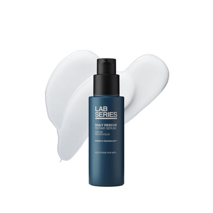 Lab Series Men's Daily Rescue Repair Serum - Hydrating Skin Care for Men - Defends Skin from Damage - Moisturizes & Protects, 1.7 Fl Oz
