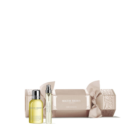Molton Brown Orange & Bergamot Christmas Cracker - Eau de Toilette 0.25 fl. oz. & Body Wash 1.7 fl. oz. Luxury Scented Body Care Beauty Gift Set