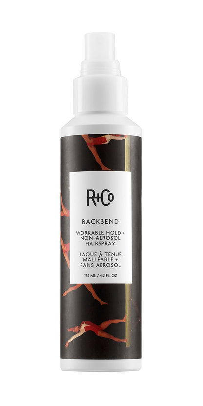R+Co Backbend Workable Hold + Non-Aerosol Hairspray | Non-Aerosol, Quick-drying, and Weightless Hairspray | Vegan + Cruelty-Free | 4.2 Oz