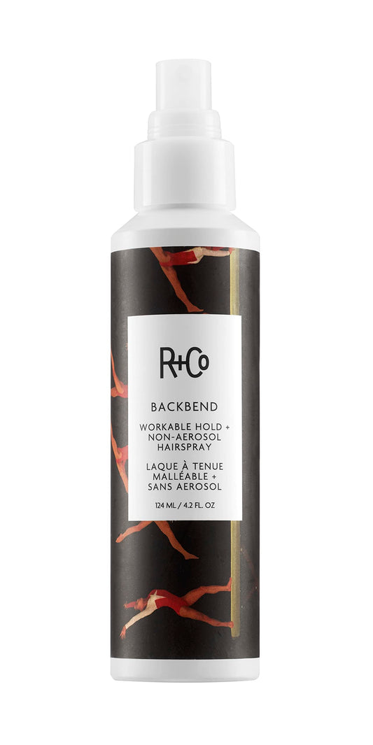 R+Co Backbend Workable Hold + Non-Aerosol Hairspray | Non-Aerosol, Quick-drying, and Weightless Hairspray | Vegan + Cruelty-Free | 4.2 Oz