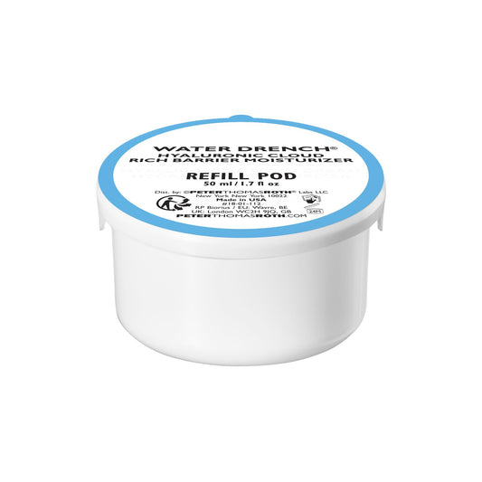 Peter Thomas Roth | Water Drench® Hyaluronic Cloud Rich Barrier Moisturizer Refill Pod | Hyaluronic Acid Barrier Cream For Dry Skin, Fragrance-Free