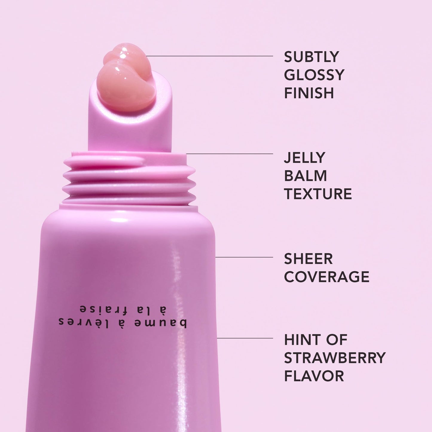 HERBIVORE Dream Jelly Multi-Oil Lip Balm for Hydration + Plumping with Linoleic Acid, Shea Butter, and Vegan Waxes - Plant-based, Vegan, Cruelty-Free