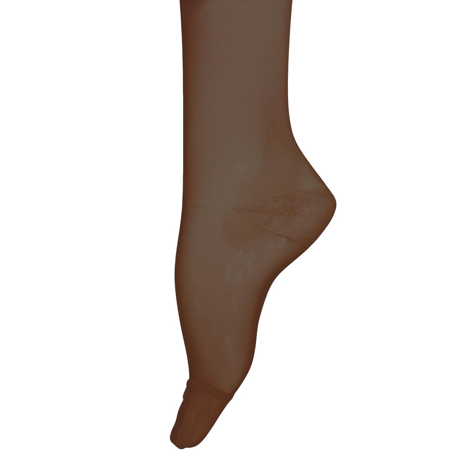 Truform 15-20 mmHg Compression Pantyhose, Sheer 20 Denier Women's Shaping Tights, Espresso, Queen Plus