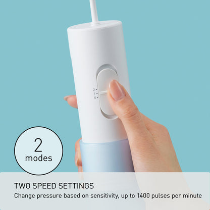 Panasonic Water Flosser for Travel, Cordless Portable Oral Irrigator with Two Water Pressure Settings, Collapsible Water Tank - EW-DJ11-A