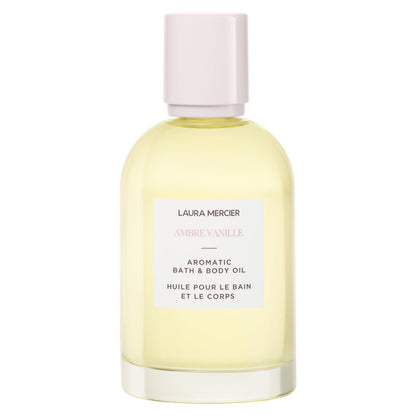 Laura Mercier Aromatic Bath & Body Oil, 48HR Hydration, Smooths, Softens and Brightens Skin, Luxurious