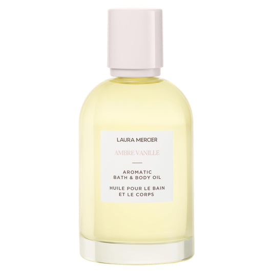 Laura Mercier Aromatic Bath & Body Oil, 48HR Hydration, Smooths, Softens and Brightens Skin, Luxurious