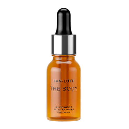 TAN-LUXE THE BODY Self Tan Drops, Add Tanning Drops to Skin Care for Custom Body Tan