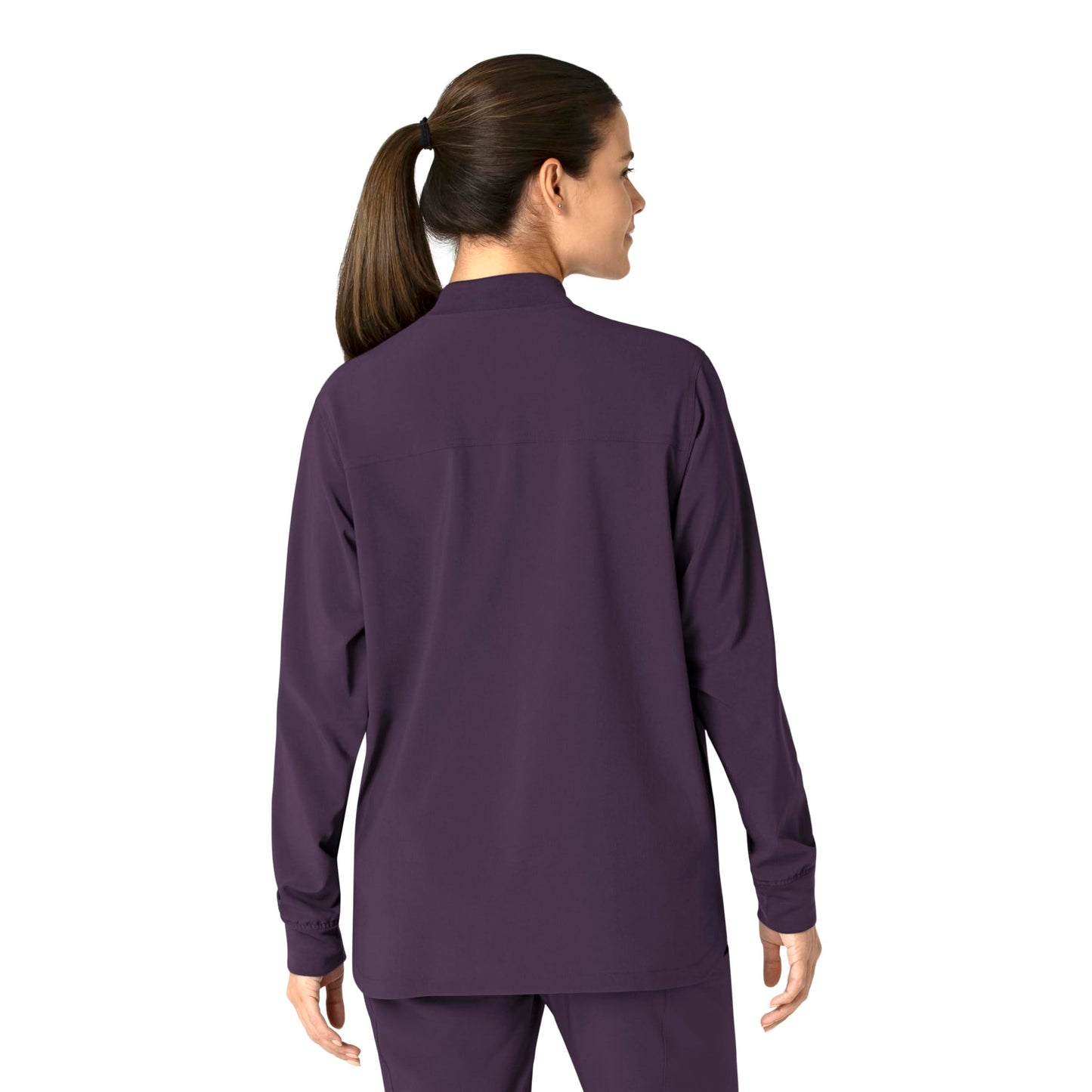 Carhartt Force Cross-Flex Women's Shirt Jacket - Black Plum, 3X